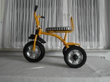 Sammlerst&uuml;ck Kettler Vintage Dreirad gelb mit schwarz wei&szlig;em Sitz TOP Zustand