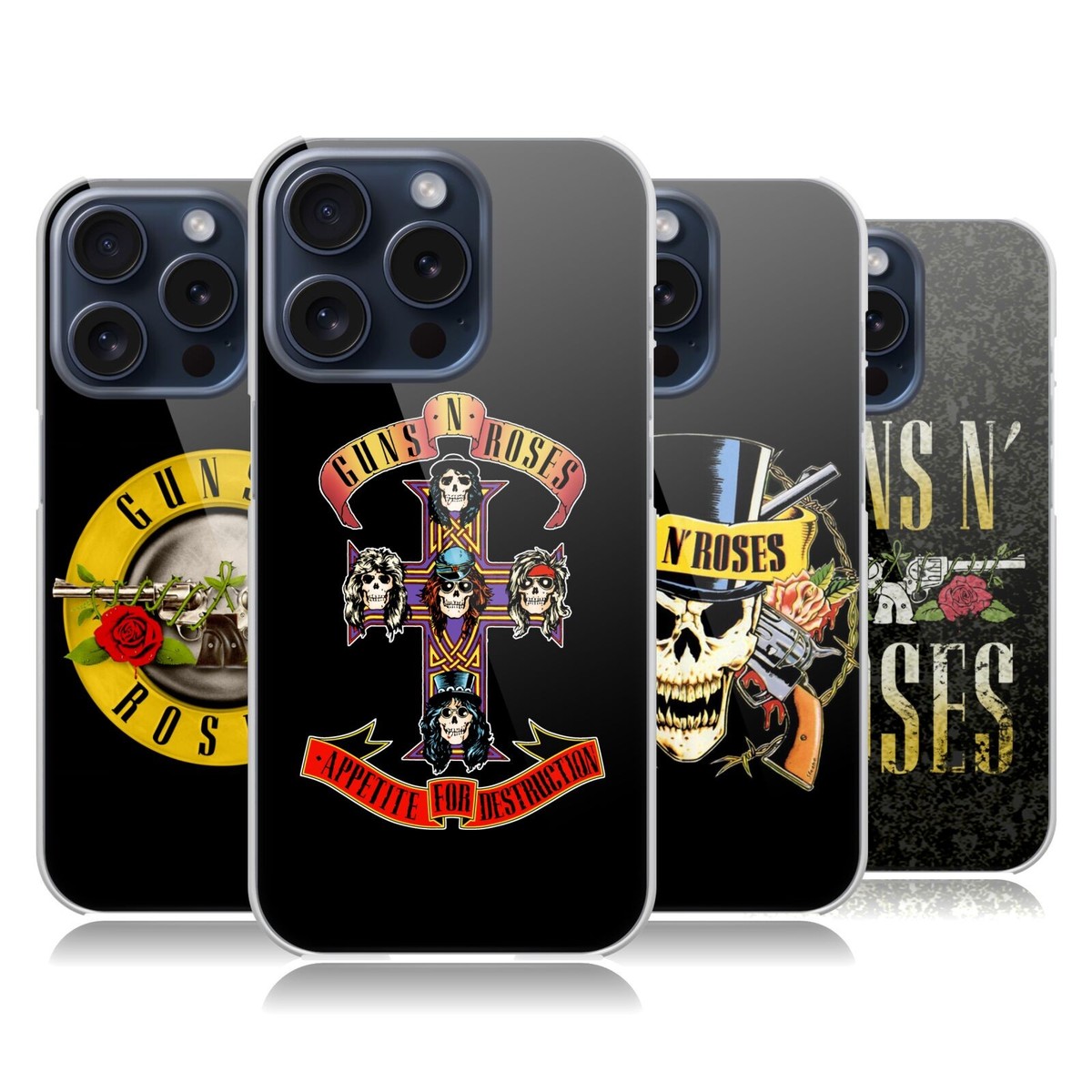 OFFICIAL GUNS N' ROSES KEY ART HARD BACK CASE FOR APPLE iPHONE PHONES