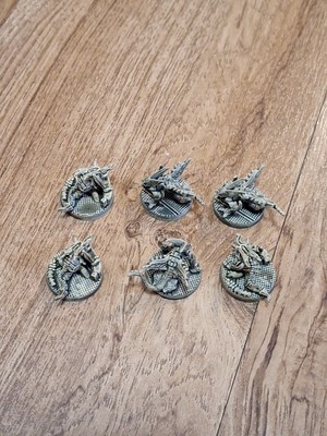 Nemesis Lockdown Game Parts Set 6 Larvae Miniatures