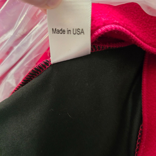 Janska Fleece Jacket Women's Size Red Coat Button Up Outerwear - Picture 10 of 12