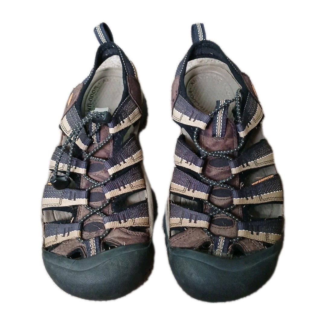 KEEN Newport H2 sandalo uomo taglia 9 punta chiusa bicolore scarpe da trekking acqua slip on