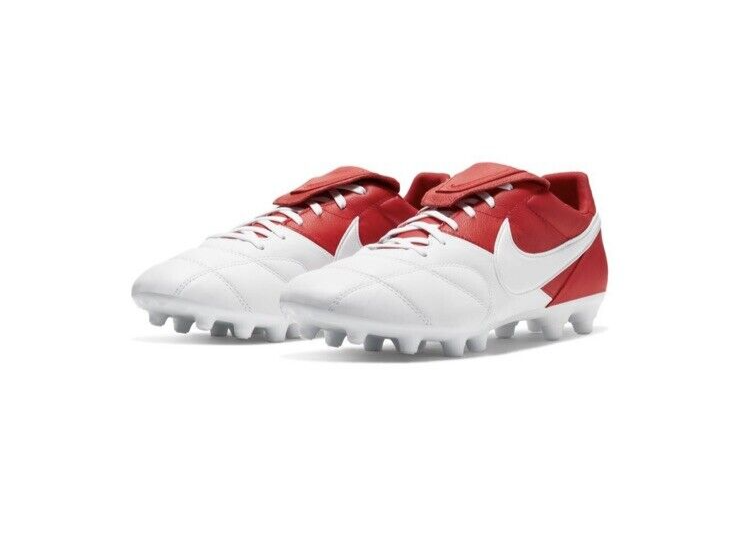 Nike Premier II FG Soccer Cleats Men's 4, Women's 5.5 Red White