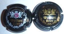 Capsules de Champagne:  Super  !!! 3 WAFFLART BRIET , n°1 et 7