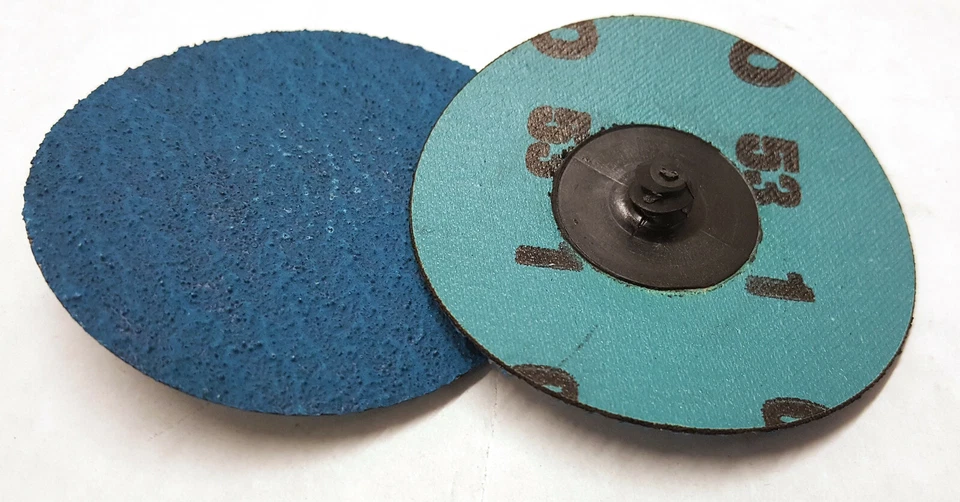 3 inch Quick Change Roll On/Off 36 Grit Locking Zirconia Abrasive Discs -50 Pack - Image 4 of 4