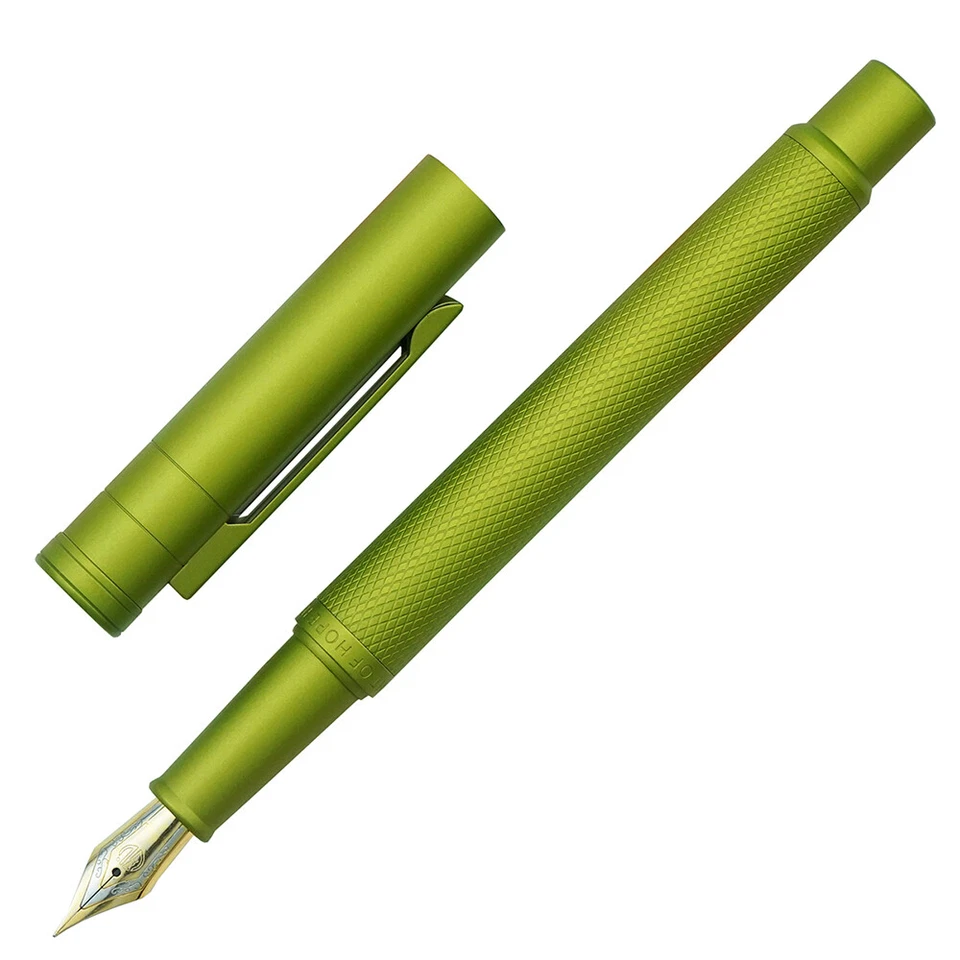 HongDian Forest Series Metal Fountain Pen EF/F/M/Bent Nib with Converter Ink Pen - Image 4 of 4