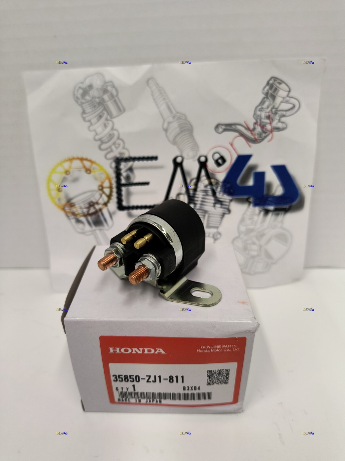 Nintendo Switch Sports NICHE - Interruptor De Relé Solenoide De Arranque Para Honda 35850-MR5-007 CBR600 CBR900 CRF250 Shadow Spirit 750 Chrono Cross Switch - Foto 3