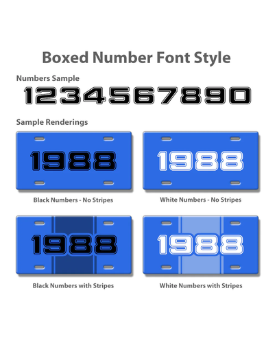 1939 Customizable License Plate - 15 colors - 4 font styles - Made in the USA - Picture 47 of 67
