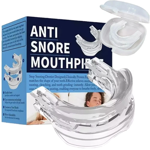 Boquilla anti ronquidos para dormir protectores bucales dejar de roncar bruxis ajustables - Imagen 1 de 10