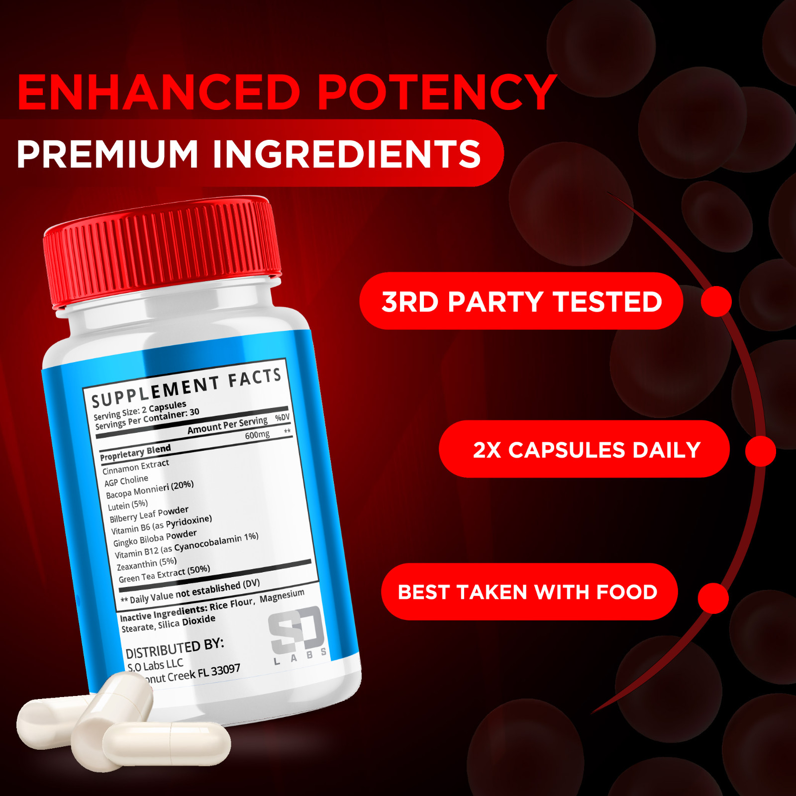 (5 Pack) Glyco FIx Pills - Glyco Fix Blood Sugar Health Support Formula 300ct