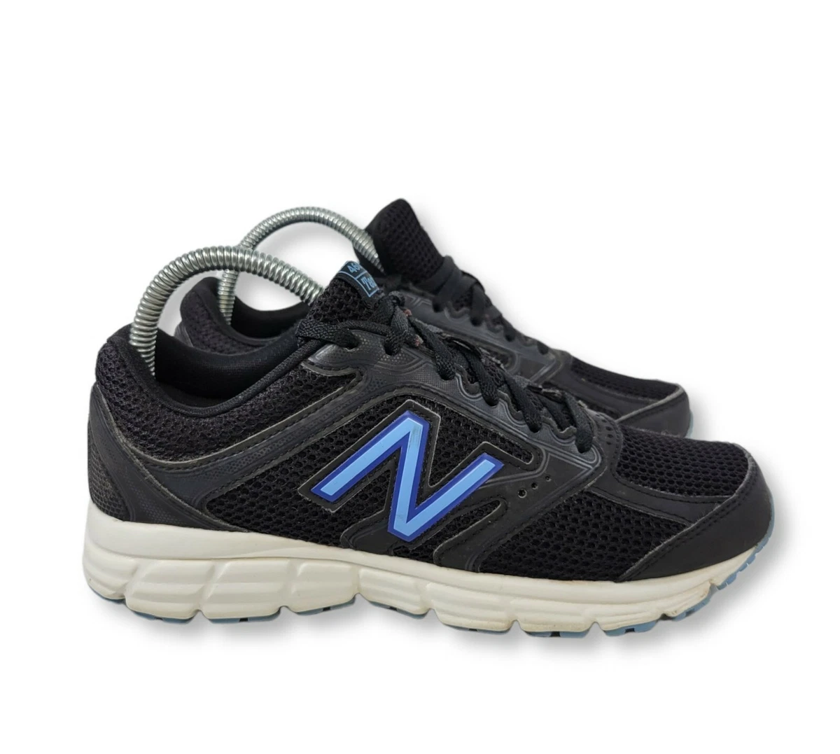 New Balance 460v2 Womens Running Athletic Shoes Black Blue Size 7