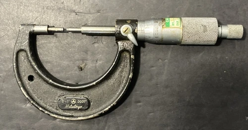 Mitutoyo 0- 1"  No. 111-166 Spline Micrometer Machinist Lathe