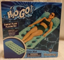 H2O GO Comfort Plush Floating Mat Best Way New