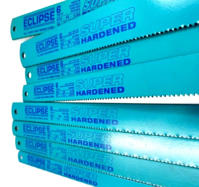 Eclipse Power Hacksaw Blades Super Hardened HSS CHOOSE SIZE and TPI's