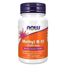 NOW FOODS Methyl B-12 5 000 mcg 120 Lozenges