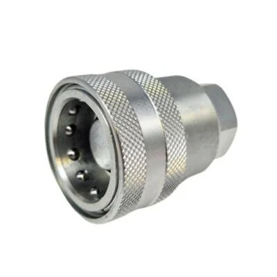 FLOWFIT Hydraulic female trailer brake quick release coupling 1/2" BSP DN08, 24 L/min