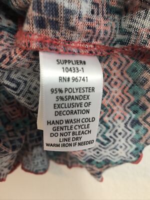 Self Esteem Juniors Top Multicolor Small Ret$28 (TW-1172) | eBay