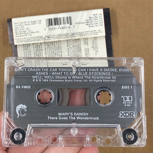MARY'S DANISH Cassette Tape THERE GOES THE WONDERTRUCK 1989 Rock Indie Rare - Picture 2 of 5