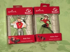 Hallmark 2018 INCREDIBLES 2 Bob Parr and Helen Parr Red box free shipping
