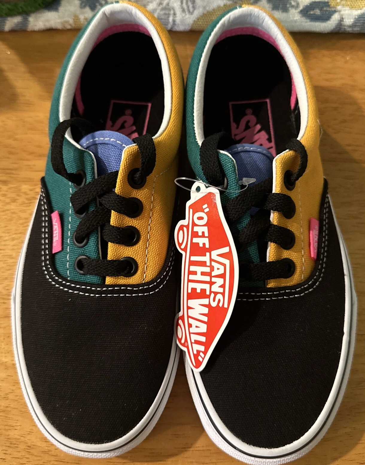 Scarpe unisex Vans New UA Era Off The Wall gialle blu nere 3 5 uomo 5 donna nuove