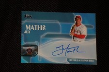 JEFF MATHIS 2004 TOPPS AUTHENTIC CERTIFIED SIGNED AUTOGRAPHED CARD ANGELS