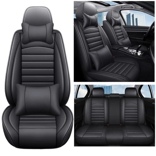 For Lexus Car Seat Cover Protectors Waterproof Leather Front Rear Seat Cushion - Bild 11 von 28