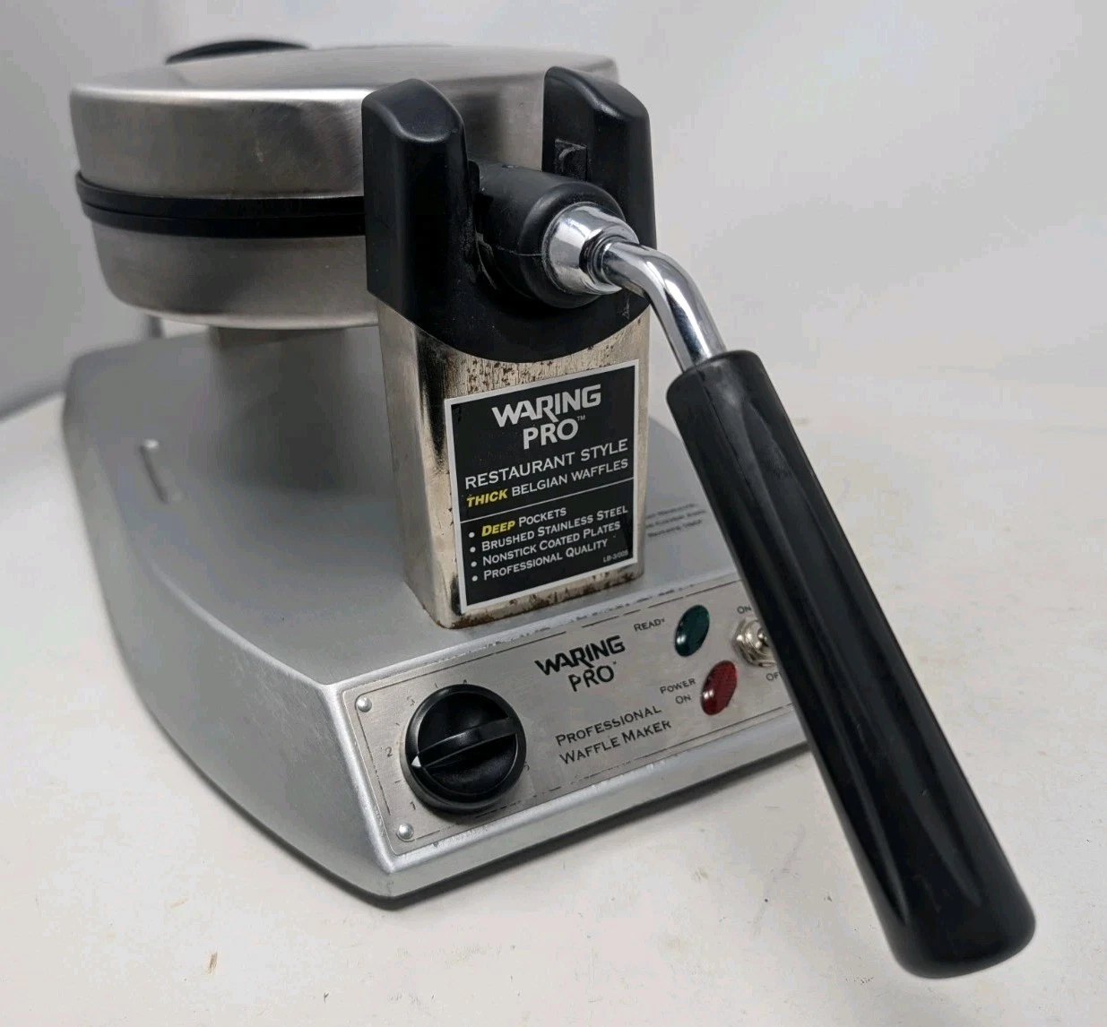 Waring Pro Waffle Maker Belgian WMK300 Stainless Steel Rotating Professional
Opens in a new window o