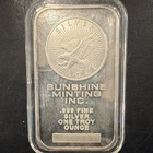 Sunshine Minting Inc. .999 Fine Silver 1 Troy Ounce Bar