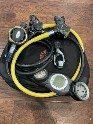 AquaLung Regulator Set  Legend, Apeks Octopus, Suunto Gekko Computer w/ Compass