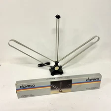 NOS VINTAGE DAVECO TVA-7 SILVER RIBBON TV/FM ANTENNA - MAGNUM DYNALAB MR100