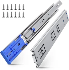 200 Lbs Soft Close Heavy Duty Drawer Slides 1 Pair 14 16 18 20 22 24 26 28 Inch