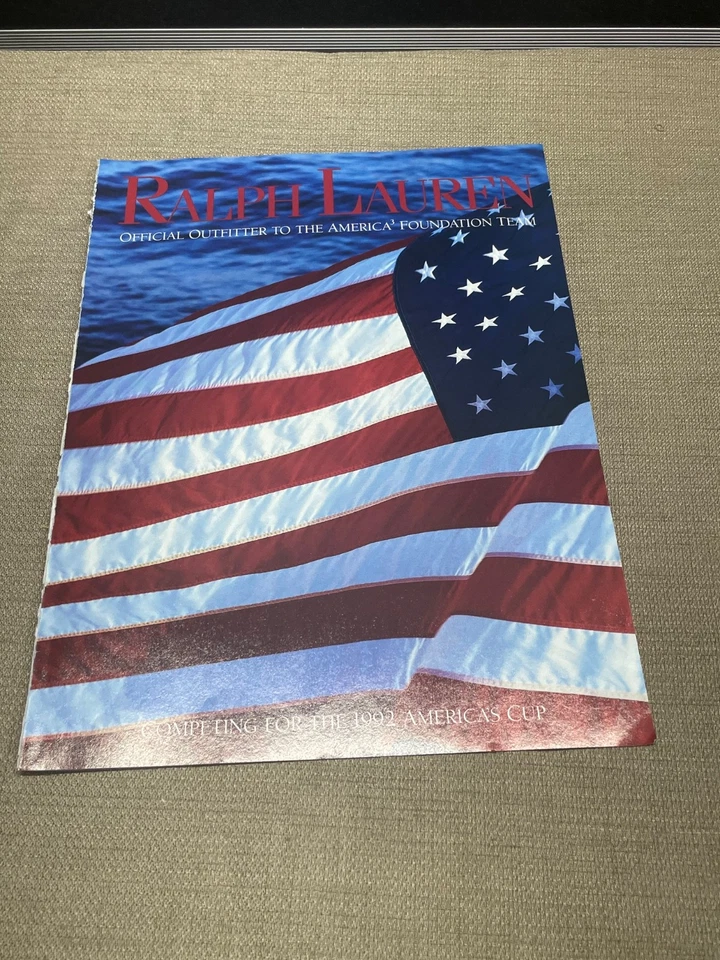 RALPH LAUREN 1992 AMERICA'S CUP 9 Page Spread Magazine Print Ad Mens Fashion - Image 3 of 4