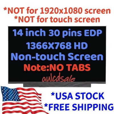 For BOE NT140WHM-N49 V8.0 V8.2 14'' HD 30 PIN LED LCD Display Non-Touch Screen
