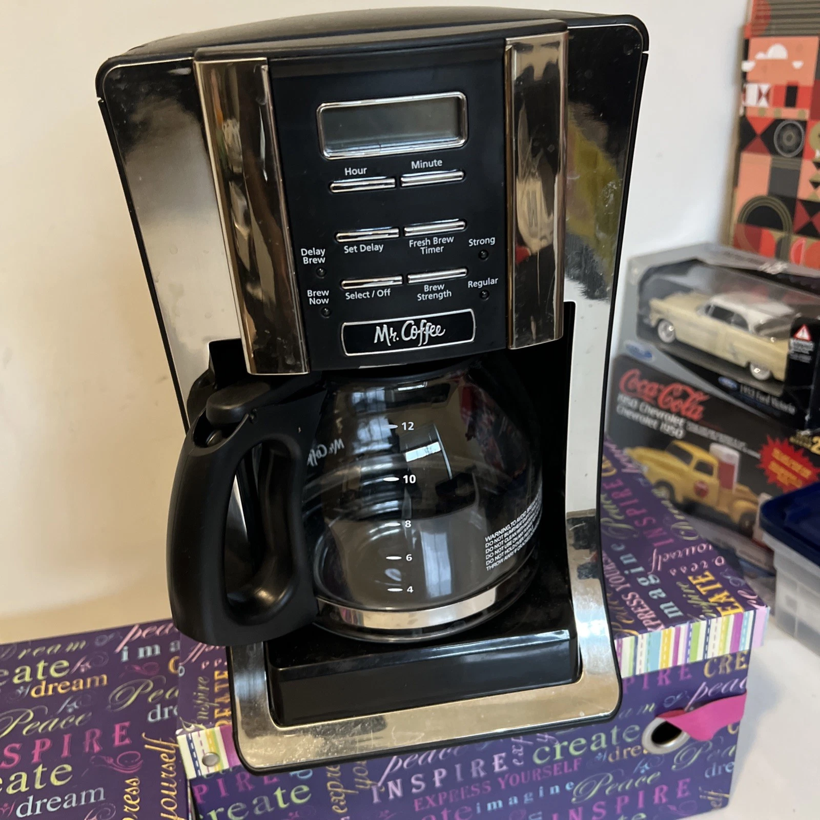 Mr. Coffee 12 Cup Coffee Maker Rapid Brew System-Programmable Coffee Maker Work