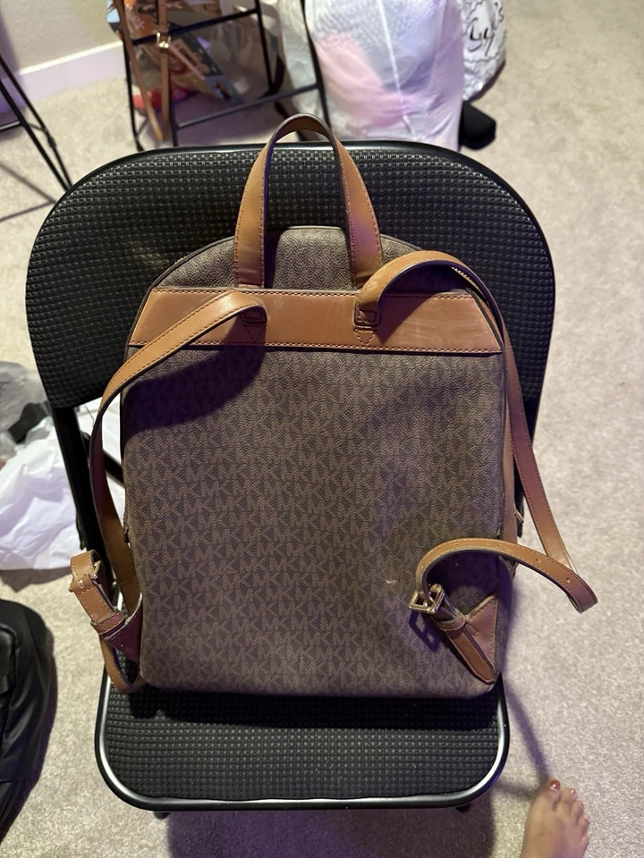 Michael Kors Women's Backpack Medium Brown - Image 2 of 2