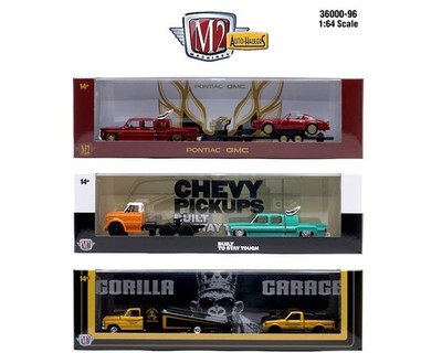 M2 Auto-Haulers Release 96 Set of 3 Cheyenne, Sierra 3500, Ranger