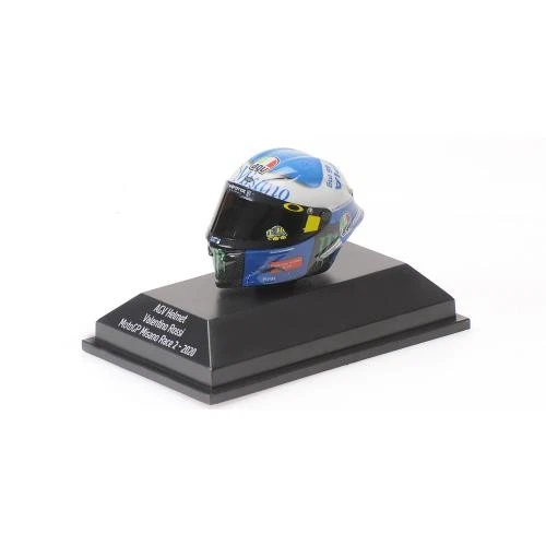 1:8 MINICHAMPS Agv Casco Helmet Race 2 Misano 2020 Valentino Rossi 399200086 - Immagine 2 di 2
