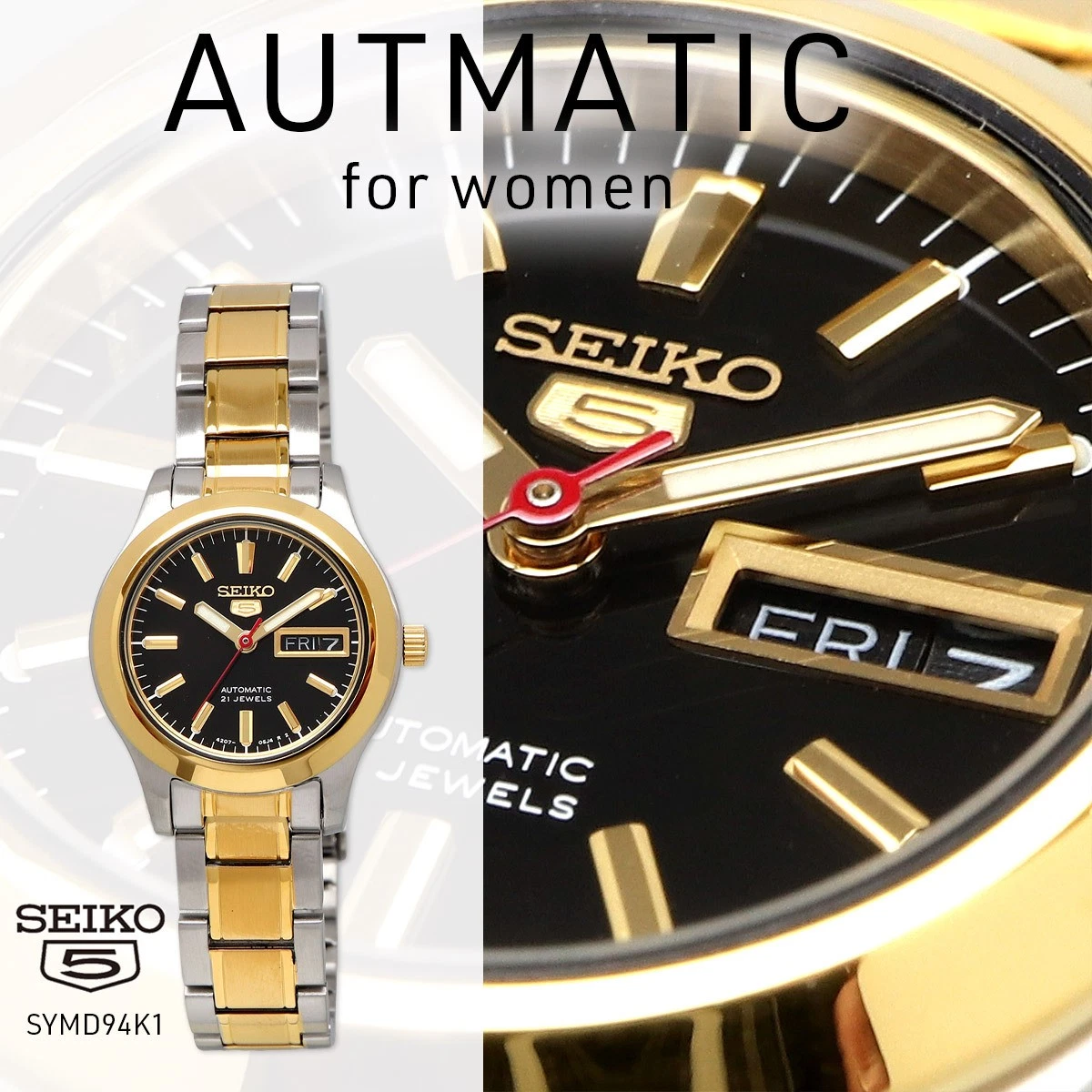 Seiko 5 Wristwatches for Women for sale - eBay