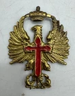Spanish Fascist Franco Cap Helmet Insignia Civil War Military Tanker Post WW2