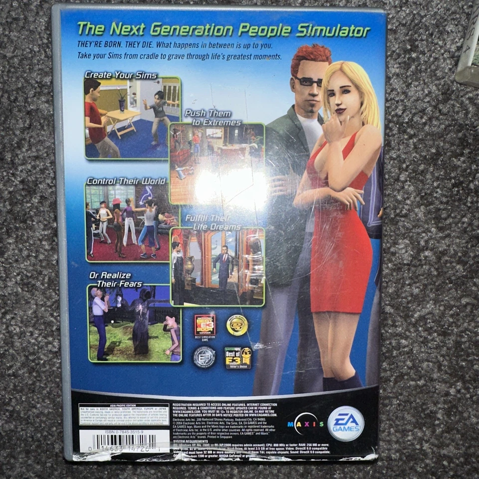 Sims 2 PC Bundle : Starter + Deluxe, Glamour Life, Nightlife Expansion + Manuals - Image 4 of 4