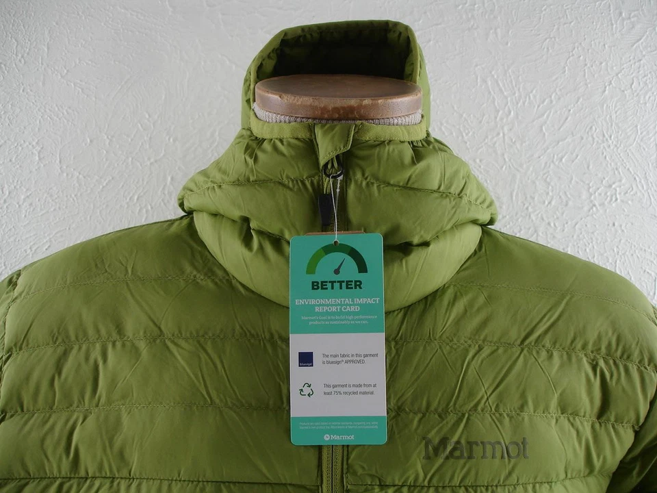NWT Men's L Marmot Echo Featherless Hoody Insulated Jacket Cilantro Thinsulate - Image 4 of 4