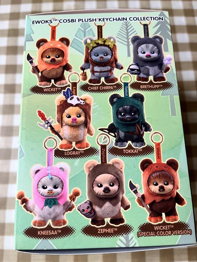 ［限定］ Ewoks Cosbi Plush Keychain SP Color Hot Toys Cosbi Ewoks Wicket Zephee Plush Keychain Star Wars