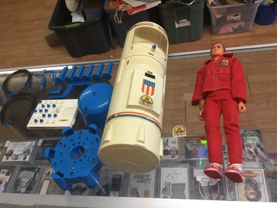 six million dollar man rocket ship toy