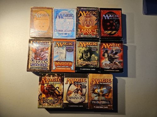 Magic the Gathering MTG Empty Starter Deck Boxes X11 Revised Ice Age ...