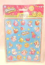 1 Pack -100pc Shopkins Sticker Sheets 4 Sheets In Pack New,