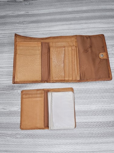 Fossil Wallet Trifold Organizer Credit Card Holder Money Change Genuine Leather - Picture 13 of 19