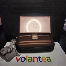 Nintendo DS Lite Console Metallic Rose With Case