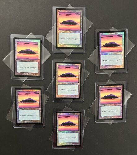 (1) MtG ‘Island’ Arena Beta promo *foil* WotC 2002 used light play - Picture 3 of 4