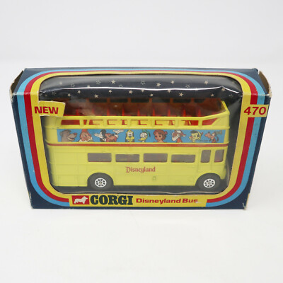 VINTAGE 1976 CORGI 470 DISNEYLAND LONDON TRANSPORT ROUTEMASTER BUS