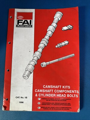 FAI NOCKENWELLENSÄTZE NOCKENWELLENKOMPONENTEN 1996 TEILEKATALOG VERSAND AM SELBEN TAG