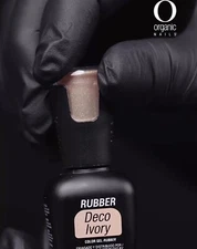 Rubber Deco Rose Organic nails Nails 15 ml